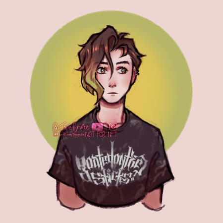 quick painting of my oc, henry